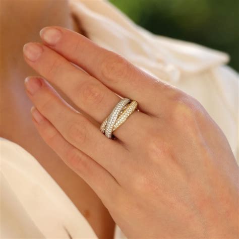 women's cartier ring - cartier ring on finger.